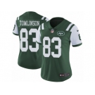 Women Nike New York Jets #83 Eric Tomlinson Green Team Color Vapor Untouchable Limited Player NFL Jersey