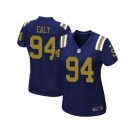 Women Nike New York Jets #94 Kony Ealy Game Navy Blue Alternate NFL Jersey