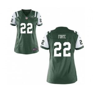 Women's New York Jets #22 Matt Forte Green Jersey