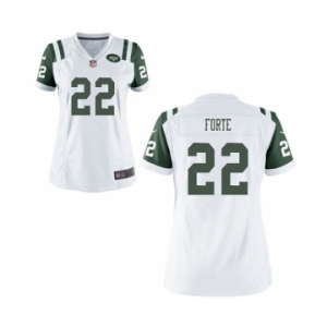 Women's New York Jets #22 Matt Forte White Jersey