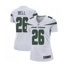 Women's New York Jets #26 Le'Veon Bell Game White Football Jersey