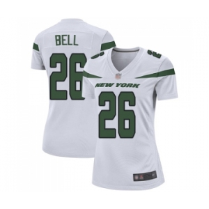 Women's New York Jets #26 Le'Veon Bell Game White Football Jersey