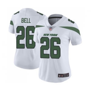 Women's New York Jets #26 Le'Veon Bell White Vapor Untouchable Limited Player Football Jersey