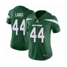 Women's New York Jets #44 Harvey Langi Green Team Color Vapor Untouchable Limited Player Football Jersey