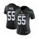Women's New York Jets #55 Ryan Kalil Black Alternate Vapor Untouchable Limited Player Football Jersey