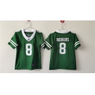 Women's New York Jets #8 Aaron Rodgers Green Vapor Football Stitched Jersey