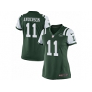 Women's Nike New York Jets #11 Robby Anderson Limited Green Team Color NFL Jersey