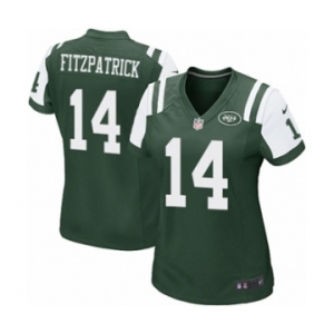 Women's Nike New York Jets #14 Ryan Fitzpatrick Green Team Color NFL Jersey