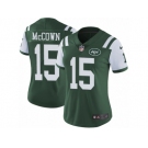 Women's Nike New York Jets #15 Josh McCown Vapor Untouchable Limited Green Team Color NFL Jersey