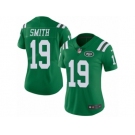 Women's Nike New York Jets #19 Devin Smith Limited Green Rush NFL Jersey