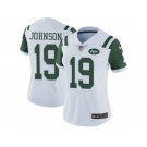 Women's Nike New York Jets #19 Keyshawn Johnson Vapor Untouchable Limited White NFL Jersey