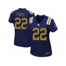Women's Nike New York Jets #22 Matt Forte Limited Navy Blue Alternate NFL Jersey