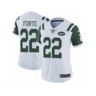 Women's Nike New York Jets #22 Matt Forte Vapor Untouchable Limited White NFL Jersey