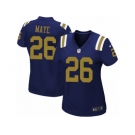 Women's Nike New York Jets #26 Marcus Maye Game Navy Blue Alternate NFL Jersey