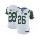 Women's Nike New York Jets #26 Marcus Maye Vapor Untouchable Limited White NFL Jersey