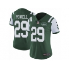 Women's Nike New York Jets #29 Bilal Powell Vapor Untouchable Limited Green Team Color NFL Jersey