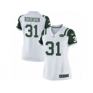 Women's Nike New York Jets #31 Khiry Robinson Limited White NFL Jersey