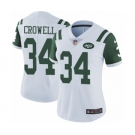 Women's Nike New York Jets #34 Isaiah Crowell White Vapor Untouchable Elite Player NFL Jersey