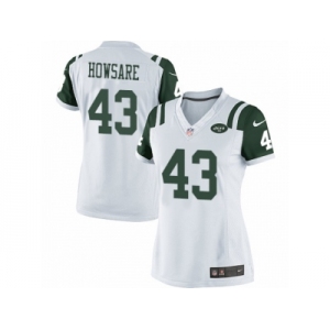 Women's Nike New York Jets #43 Julian Howsare Limited White NFL Jersey