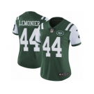 Women's Nike New York Jets #44 Corey Lemonier Vapor Untouchable Limited Green Team Color NFL Jersey