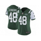 Women's Nike New York Jets #48 Jordan Jenkins Vapor Untouchable Limited Green Team Color NFL Jersey