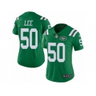 Women's Nike New York Jets #50 Darron Lee Limited Green Rush NFL Jersey