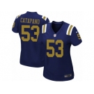 Women's Nike New York Jets #53 Mike Catapano Limited Navy Blue Alternate NFL Jersey