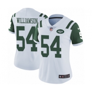 Women's Nike New York Jets #54 Avery Williamson White Vapor Untouchable Elite Player NFL Jersey