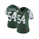 Women's Nike New York Jets #54 Bruce Carter Vapor Untouchable Limited Green Team Color NFL Jersey
