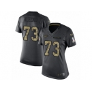 Women's Nike New York Jets #73 Joe Klecko Limited Black 2016 Salute to Service NFL Jersey