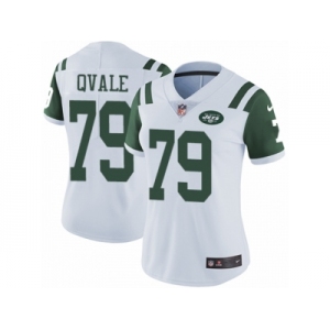 Women's Nike New York Jets #79 Brent Qvale Vapor Untouchable Limited White NFL Jersey