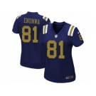 Women's Nike New York Jets #81 Quincy Enunwa Limited Navy Blue Alternate NFL Jersey