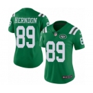 Women's Nike New York Jets #89 Chris Herndon Limited Green Rush Vapor Untouchable NFL Jersey