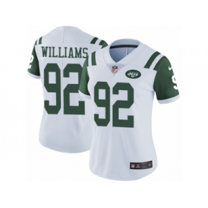 Women's Nike New York Jets #92 Leonard Williams Vapor Untouchable Limited White NFL Jersey