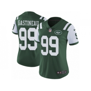 Women's Nike New York Jets #99 Mark Gastineau Vapor Untouchable Limited Green Team Color NFL Jersey