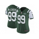 Women's Nike New York Jets #99 Steve McLendon Vapor Untouchable Limited Green Team Color NFL Jersey