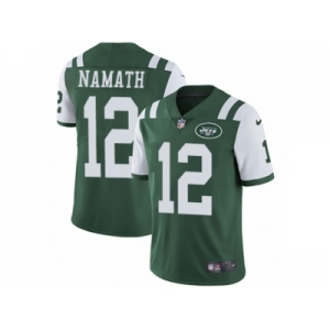 Youth Nike New York Jets #12 Joe Namath Vapor Untouchable Limited Green Team Color NFL Jersey
