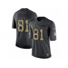 Youth Nike New York Jets #81 Quincy Enunwa Limited Black 2016 Salute to Service NFL Jersey