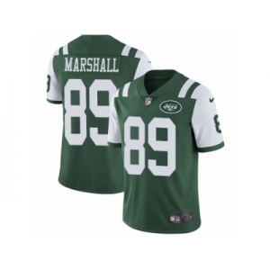 Youth Nike New York Jets #89 Jalin Marshall Vapor Untouchable Limited Green Team Color NFL Jersey