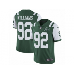 Youth Nike New York Jets #92 Leonard Williams Vapor Untouchable Limited Green Team Color NFL Jersey
