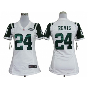 nike women nfl jerseys New York Jets #24 Darrelle Revis White[nike]