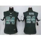 nike women nfl jerseys new york jets #24 revis green[Strobe Limited]
