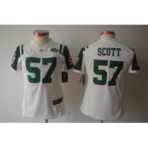nike women nfl jerseys new york jets #57 scott white[nike limited]