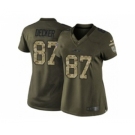 nike women nfl jerseys new york jets #87 decker army green[nike Limited Salute To Service][decker]
