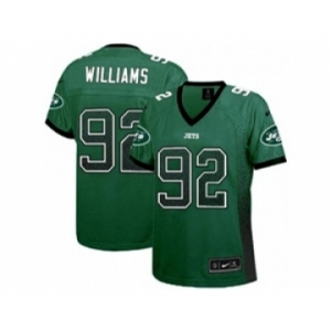nike women nfl jerseys new york jets #92 leonard williams green[Elite drift fashion]