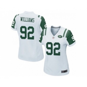 nike women nfl jerseys new york jets #92 leonard williams white[nike]