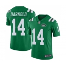 Youth New York Jets #14 Sam Darnold Limited Green Rush Vapor Untouchable Football Jersey