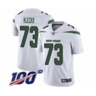 Youth New York Jets #73 Joe Klecko White Vapor Untouchable Limited Player 100th Season Football Jersey