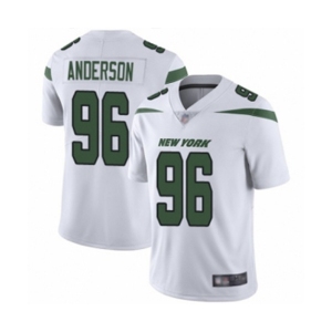 Youth New York Jets #96 Henry Anderson White Vapor Untouchable Limited Player Football Jersey