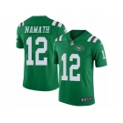 Youth Nike New York Jets #12 Joe Namath Limited Green Rush NFL Jersey